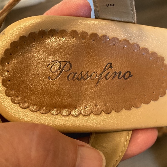 73. Passofino 3” Heels Leather Upper Size 9 Rust Brown - Picture 3 of 5